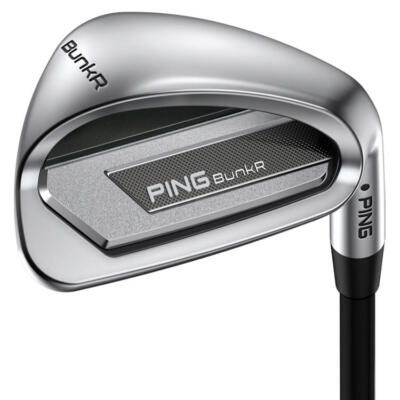 Ping BunkR Satin Chrome Golf Wedge Graphite Shaft Left Handed (Custom Fit)