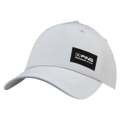 Ping Koa Badge Golf Cap Pearl Grey Marl P0740-PG48
