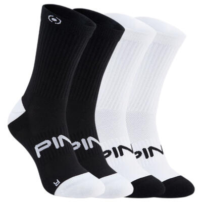 Ping SensorCool Crew Golf Socks (2 Pack) Black/White P03742-090