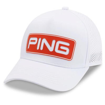 Ping Tour Classic Golf Cap Tango/White P03643-113
