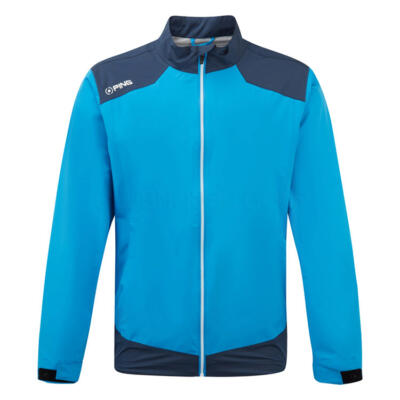 Ping AquaDrive Waterproof Golf Jacket Brilliant Blue/Oxford Blue P03757-BO14