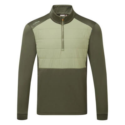 Ping Astbury 1/2 Zip Golf Sweater Dark Olive/Lichen P03764-DON