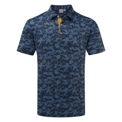 Ping Julian Golf Polo Shirt Blue Fusion Multi P03771-713