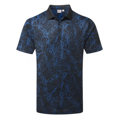 Ping Orlando Golf Polo Shirt Navy/Bright Cobalt P03785-NBC