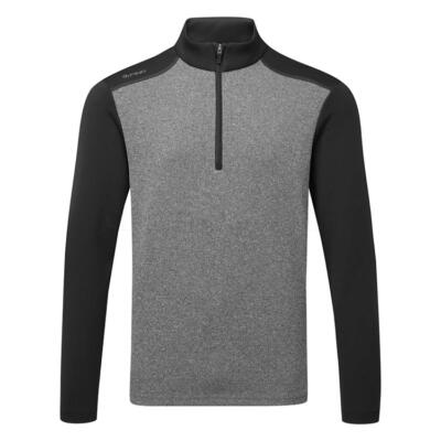 Ping Ramsey 1/2 Zip Golf Sweater Black Marl/Black P03356-BM34