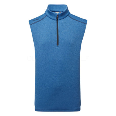 Ping Ramsey 1/2 Zip Golf Vest Snorkel Blue Marl P03357-SM45