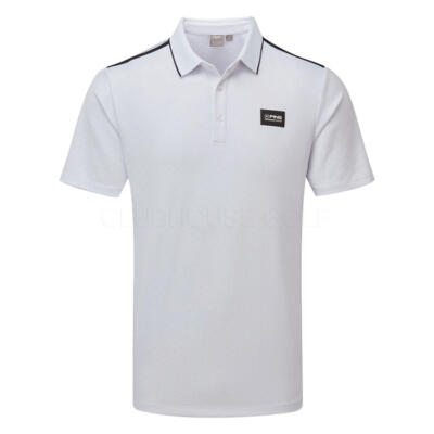 Ping Corby Golf Polo Shirt White P03724-002