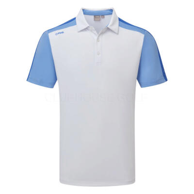 Ping Kelly Golf Polo Shirt White Multi P03730-3KB