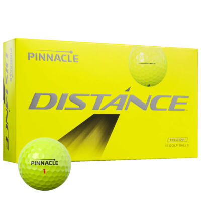Pinnacle Distance Golf Balls Yellow (15 Pack)