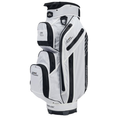 PowaKaddy 2024 Dri Tech Golf Cart Bag White/Black 02783-05-01