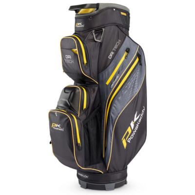 PowaKaddy Dri Tech Golf Cart Bag Black/Yellow 02923-01-01