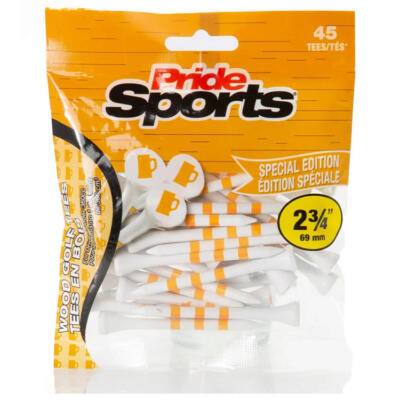 Pride Sports Beer Mug 2 3/4" Golf Tees White (45 Pack)