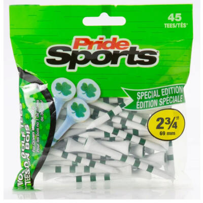 Pride Sports Shamrock 2 3/4" Golf Tees White (45 Pack)