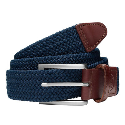 Puma Braided Weave Golf Belt Deep Navy 054483-02