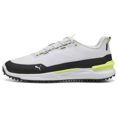 Puma Ignite Elevate X Golf Shoes Puma White/Puma Black/Safety Yellow 310221-09