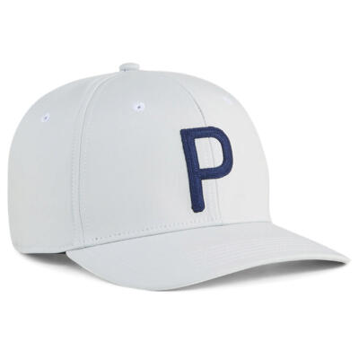 Puma Heritage P Tech Golf Cap Ash Grey/Deep Navy 026328-04