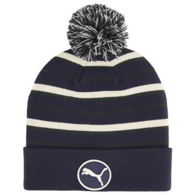 Puma Pom Golf Beanie Deep Navy/Alpine Snow 026649-01