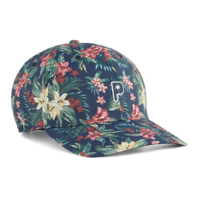 Puma x PTC Floral Golf Cap Deep Navy/Fire Red 026100-01