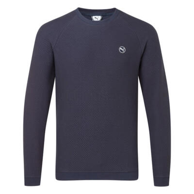 Puma Boulder 2.0 Crewneck Golf Sweater Deep Navy 632197-01