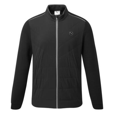 Puma Cloudspun Fleece Hybrid Golf Wind Jacket Puma Black 632286-01