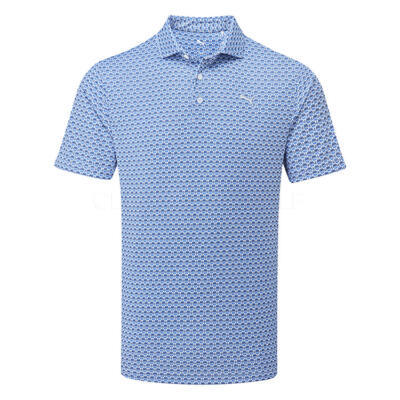 Puma Rose Golf Polo Shirt White Glow/Deep Navy 636475-03
