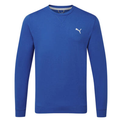 Puma Cloudspun Heather Crew Golf Popover Blue Heather 537467-10