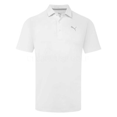 Puma Icon 2.0 Golf Polo Shirt White Glow 631063-02