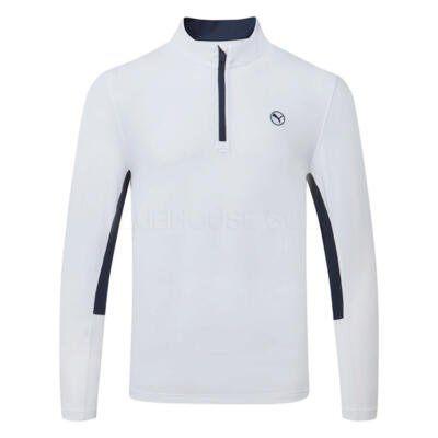 Puma Pure 2.0 1/4 Zip Golf Sweater White Glow 628869-02