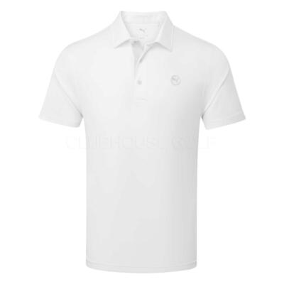 Puma Pure 2.0 Golf Polo Shirt White Glow 629949-02