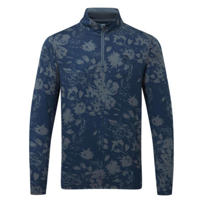 Puma Pure 2.0 Rose 1/4 Zip Golf Sweater Deep Navy/Strong Grey 628871-02