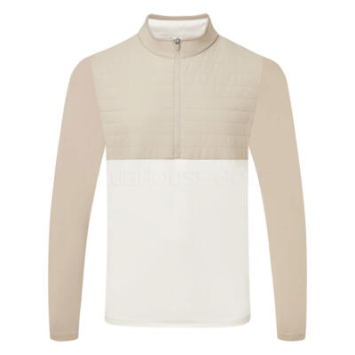 Puma Tech Hybrid 1/2 Zip Golf Sweater Ice Coffee 632290-04