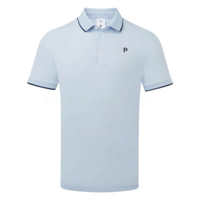 Puma x Palm Tree Crew Tipped Golf Polo Shirt Haute Tropic 630034-03