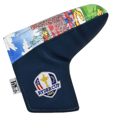 PRG Originals 2025 Ryder Cup Lee Wybranski Vintage Blade Putter Headcover Navy/Gold/Multi