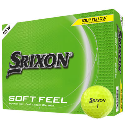 Srixon Soft Feel Golf Balls Yellow