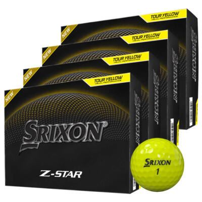 Srixon Z Star Personalised Golf Balls (4 For 3) Yellow