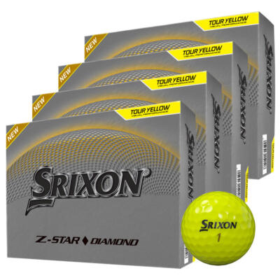 Srixon Z Star Diamond Personalised Golf Balls (4 For 3) Yellow