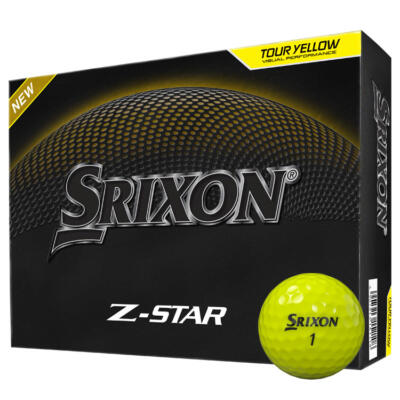 Srixon Z Star Golf Balls Yellow