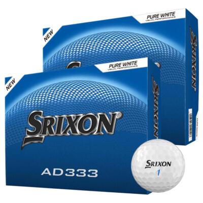 Srixon AD333 Golf Balls (Double Dozen) White