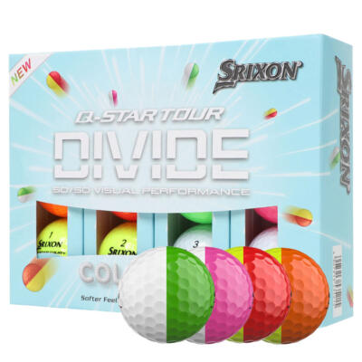 Srixon Q Star Tour Divide Golf Balls Multi
