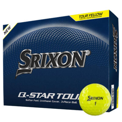 Srixon Q Star Tour Golf Balls Yellow