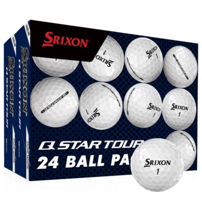Srixon Q Star Tour Golf Balls (Double Dozen) White