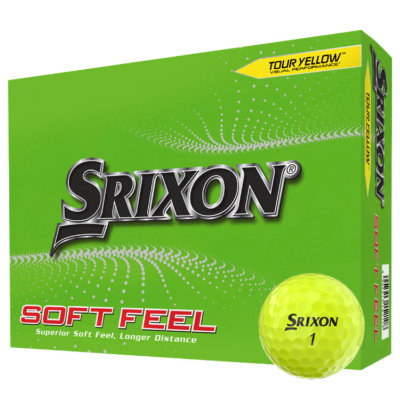 Srixon 2024 Soft Feel Golf Balls Yellow