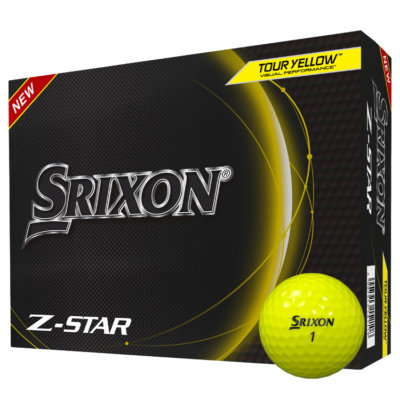 Srixon Z Star Personalised Logo Golf Balls Yellow