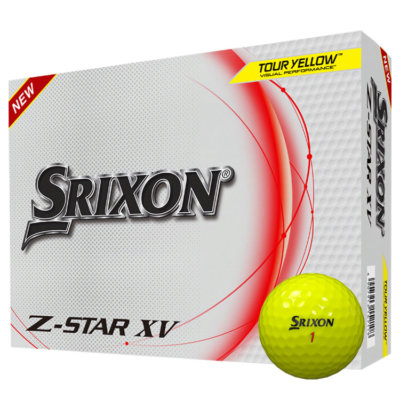 Srixon Z Star XV Golf Balls Yellow