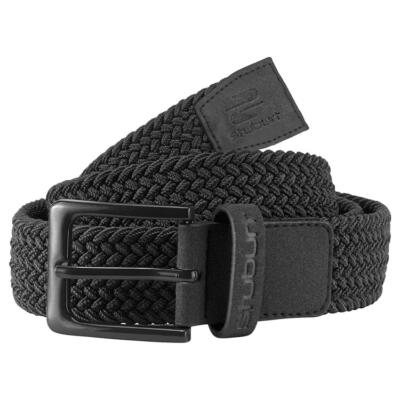Stuburt Argill Braided Golf Belt Black SBBELT1402