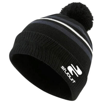 Stuburt Noble Bobble Golf Beanie Black/Ash SBHAT1312B