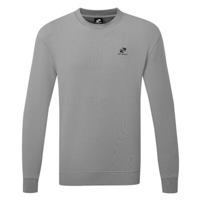 Stuburt Crane Crewneck Golf Sweater Ash SBTOP1416