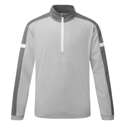 Sunderland Nevada 1/2 Zip Golf Wind Top Silver/Gunmetal/White SUNMW86-NEV
