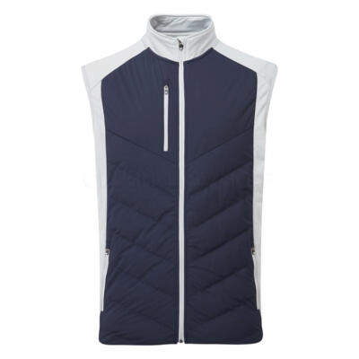Sunderland Andorra Padded Thermal Golf Wind Vest Navy/Silver