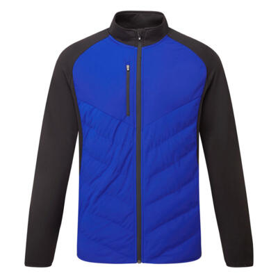 Sunderland Davos Padded Thermal Golf Wind Jacket Electric Blue/Black